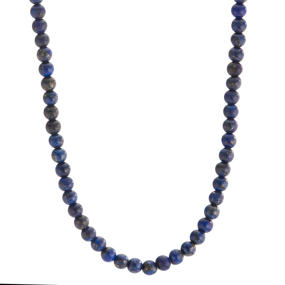 Collier Acier inoxydable Lapis-lazuli 42-45 cm Ø4 mm