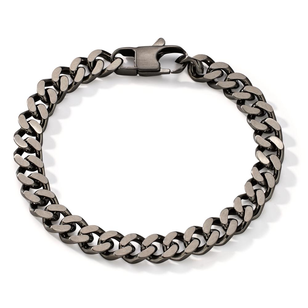 Bracelet Acier inoxydable gris PVD 21 cm