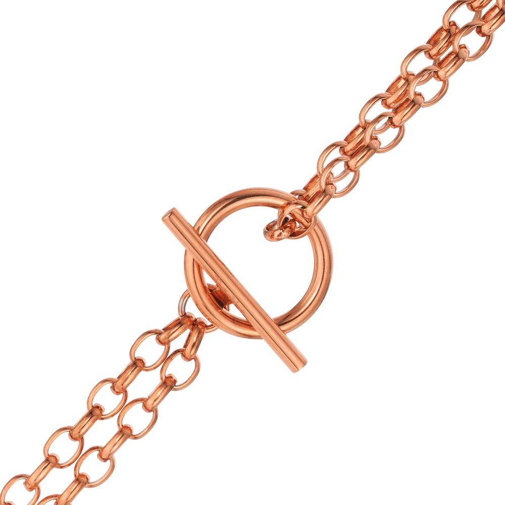 Collier Edelstahl rosé IP beschichtet