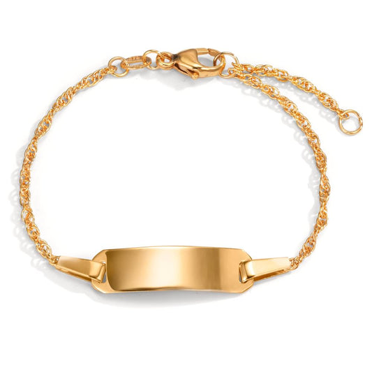 Bracciale con incisione Oro giallo 375/9K 12-14 cm