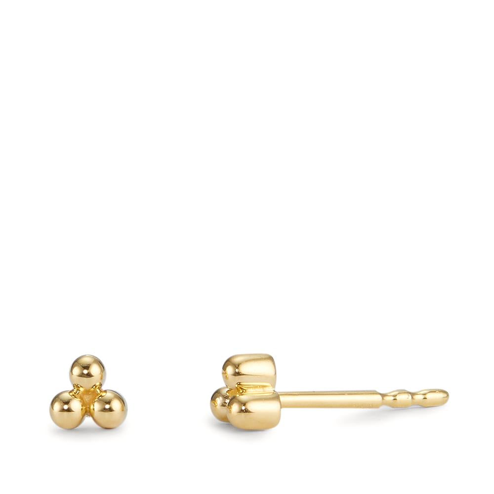 Clous d'oreilles Or jaune 18K Ø3.5 mm