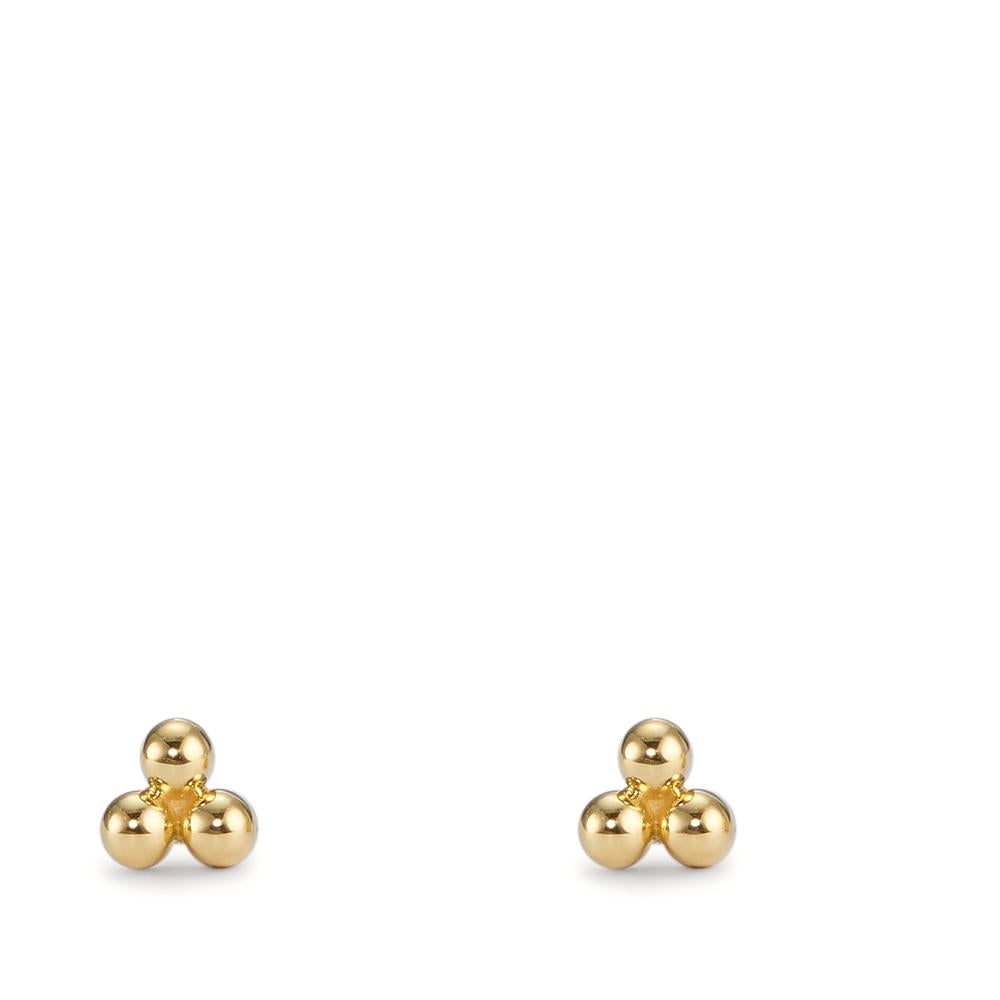 Clous d'oreilles Or jaune 18K Ø3.5 mm