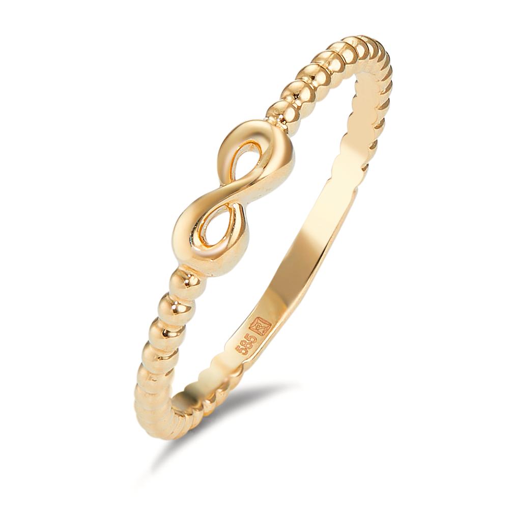 Bague Or jaune 14K Infini