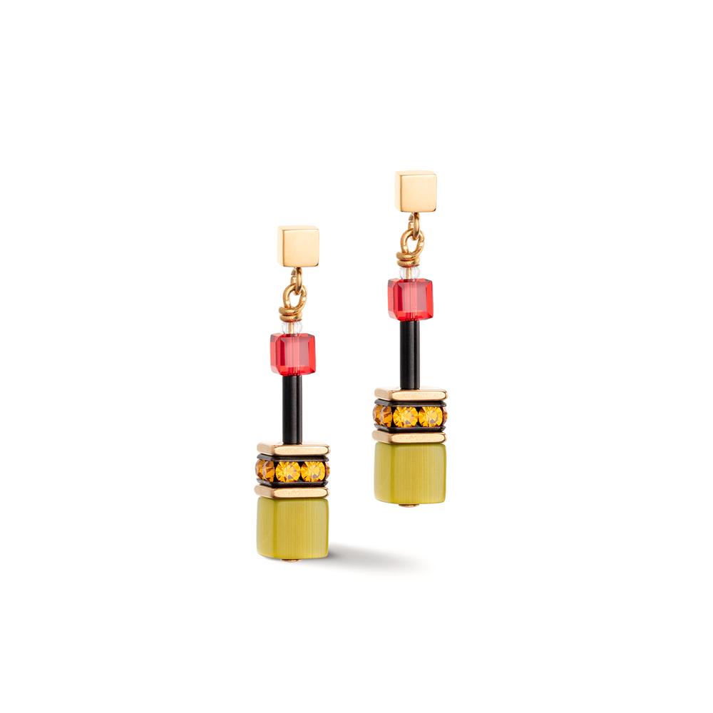 Pendant d'oreilles Acier inoxydable jaune PVD