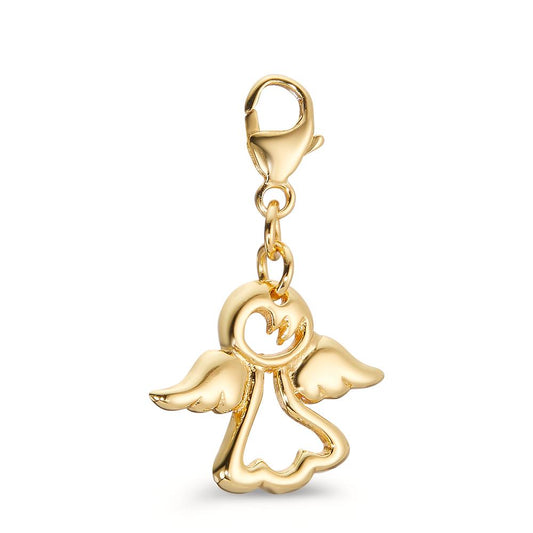 Charms Argent jaune Plaqué or Ange