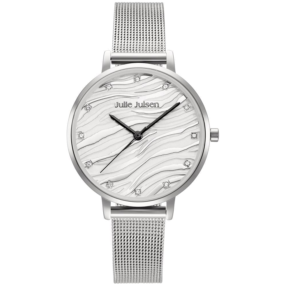 Montre Acier inoxydable, Métal Zircone 12 Pierres Ø36 mm