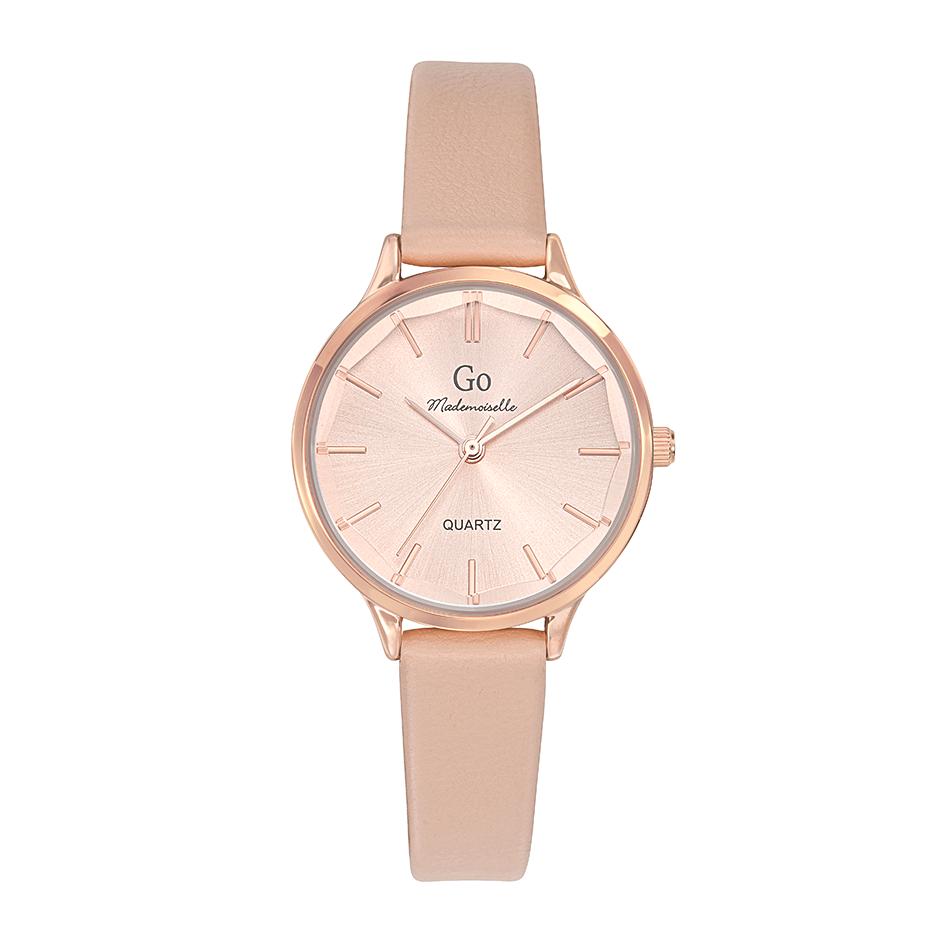 Montre Acier inoxydable, Métal rosé PVD Ø30 mm