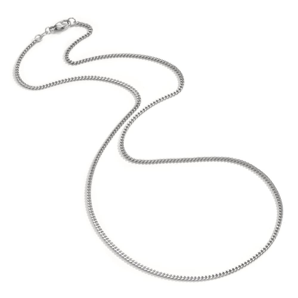 Chaînette forçat Or blanc 18K 50 cm