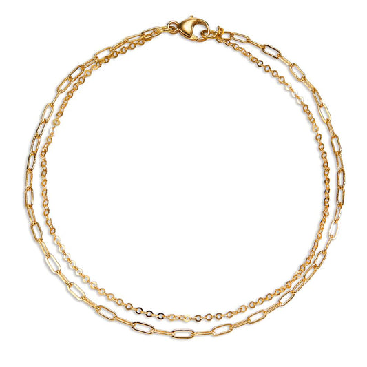 Bracelet Or jaune 18K 17.5 cm