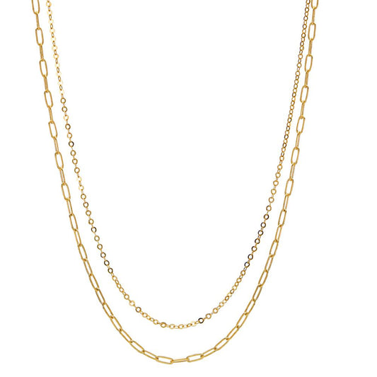 Collier 750/18 K Gelbgold