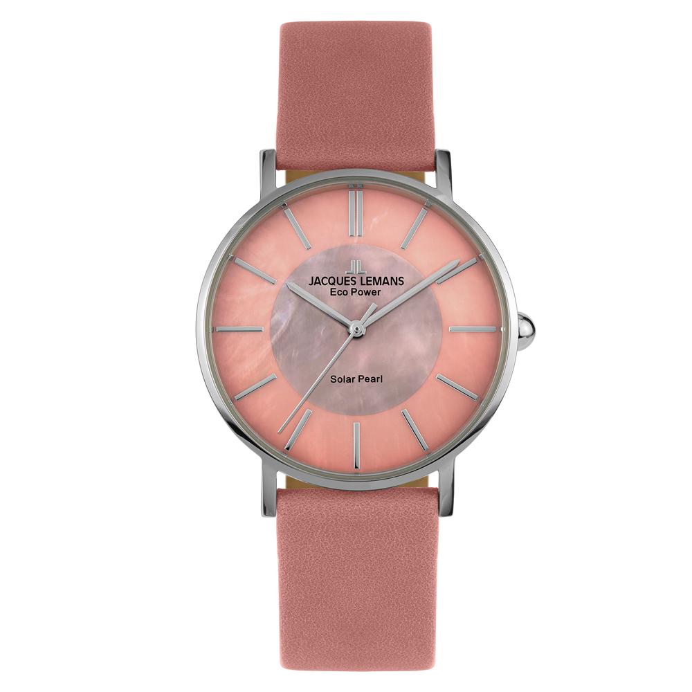 Montre Acier inoxydable, Cuir nacre Ø36 mm