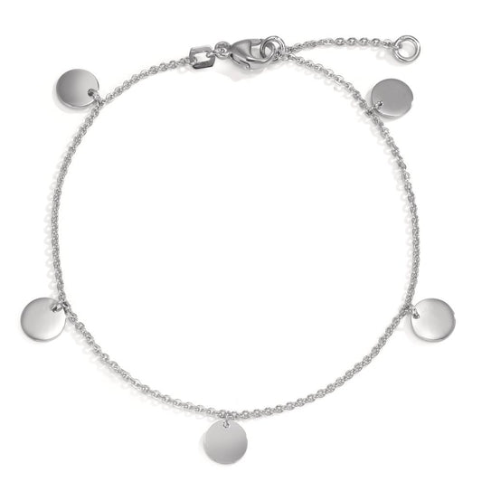 Bracelet Argent Rhodié 17-19 cm