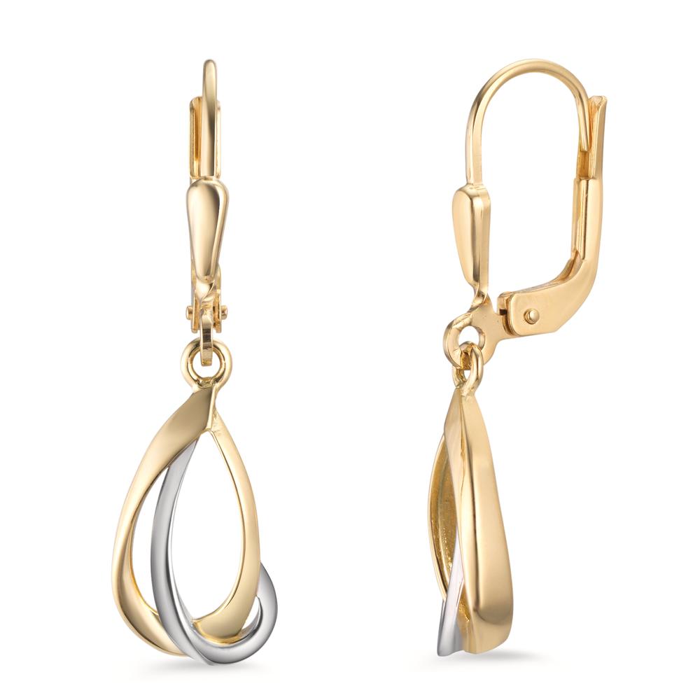 Pendant d'oreilles Or jaune 18K Bicolore