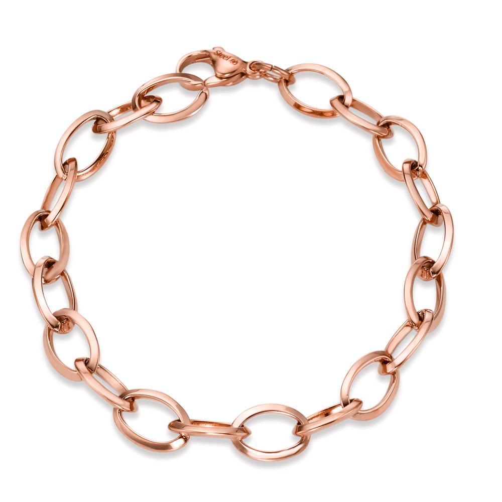 Bracelet Acier inoxydable rosé PVD 21 cm