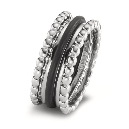 Bague Argent, Carbone