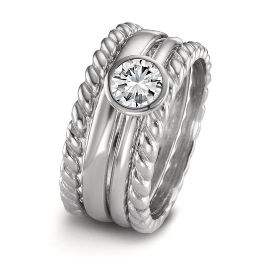 Bague Argent Zircone