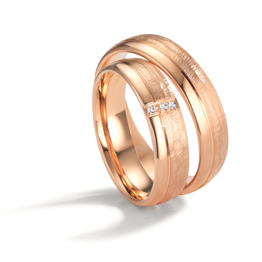 Anello del partner Oro rosa 750/18 carati