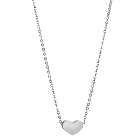 Collier Acier inoxydable Coeur 40-45 cm