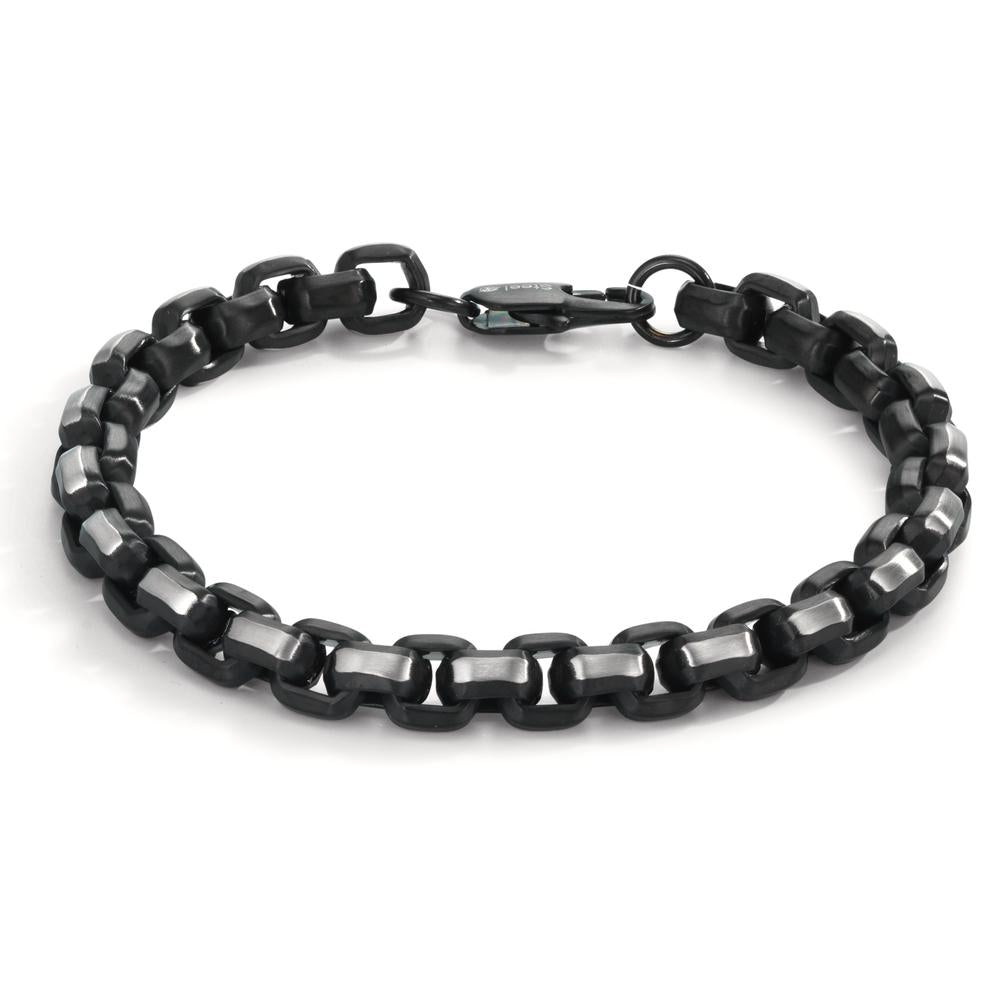 Bracciale Acciaio inossidabile nero rivestimento IP 22 cm