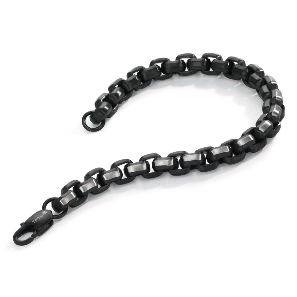 Bracciale Acciaio inossidabile nero rivestimento IP 22 cm