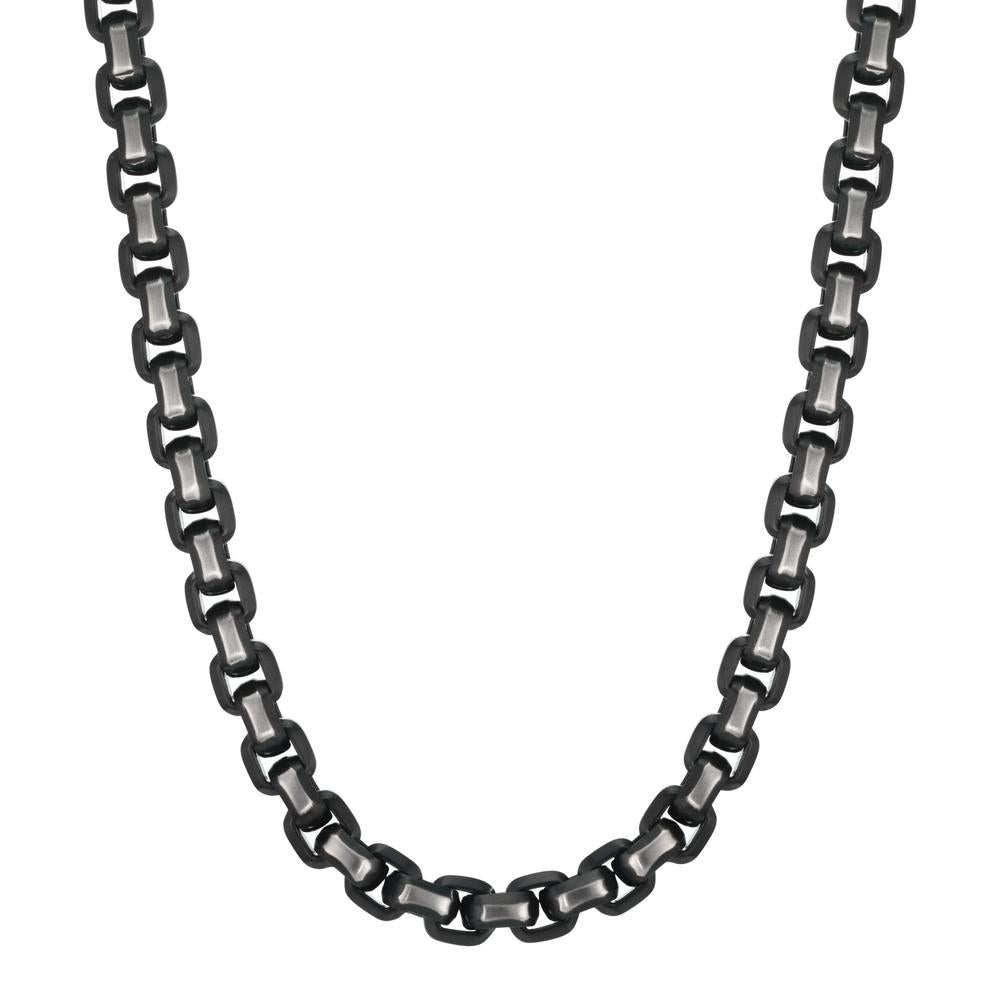 Collier Acier inoxydable noir PVD 60 cm