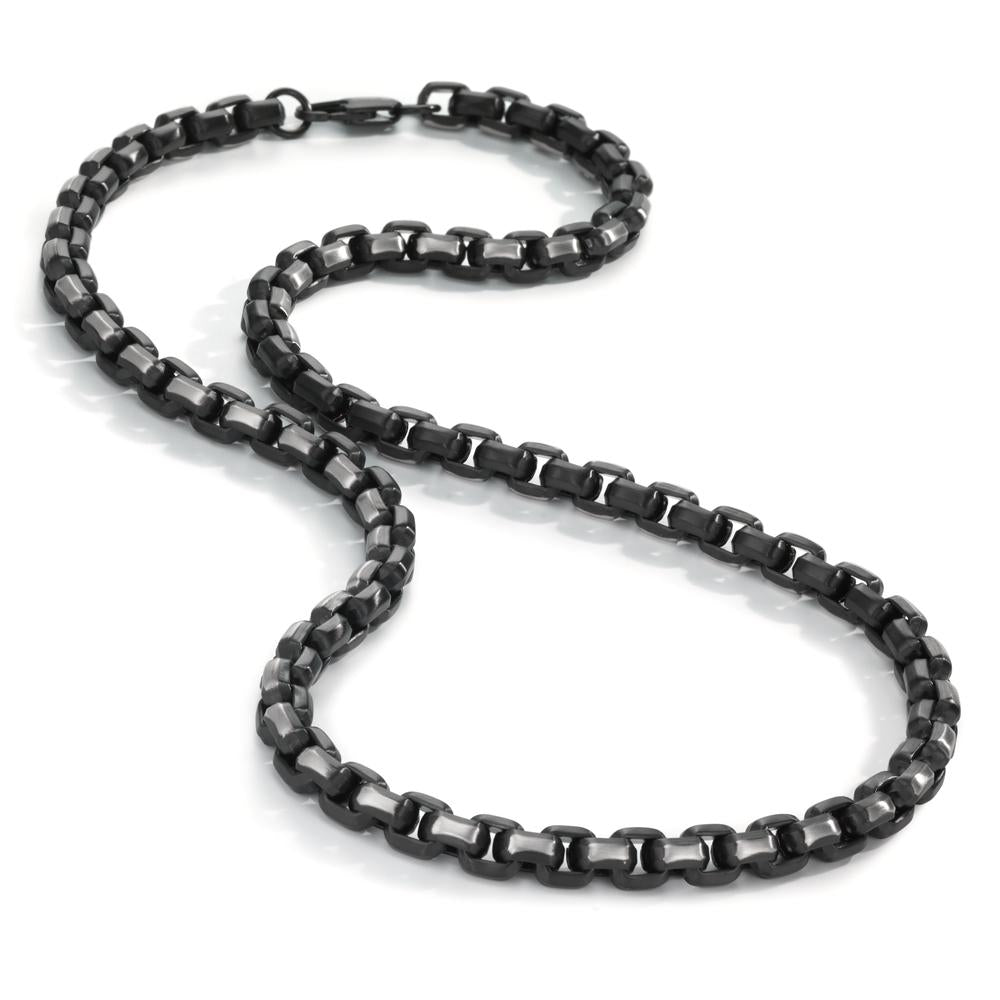 Collier Acier inoxydable noir PVD 60 cm