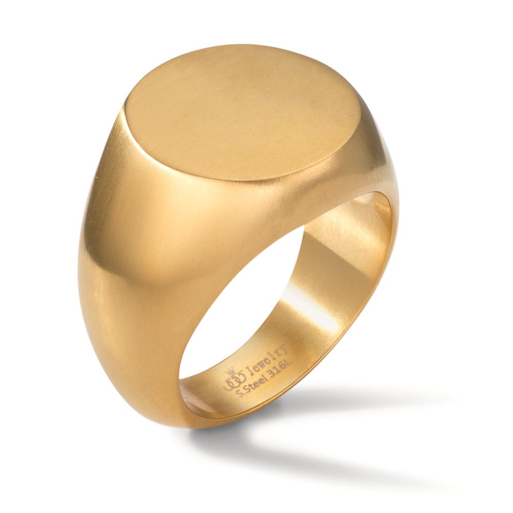 Bague Acier inoxydable jaune PVD