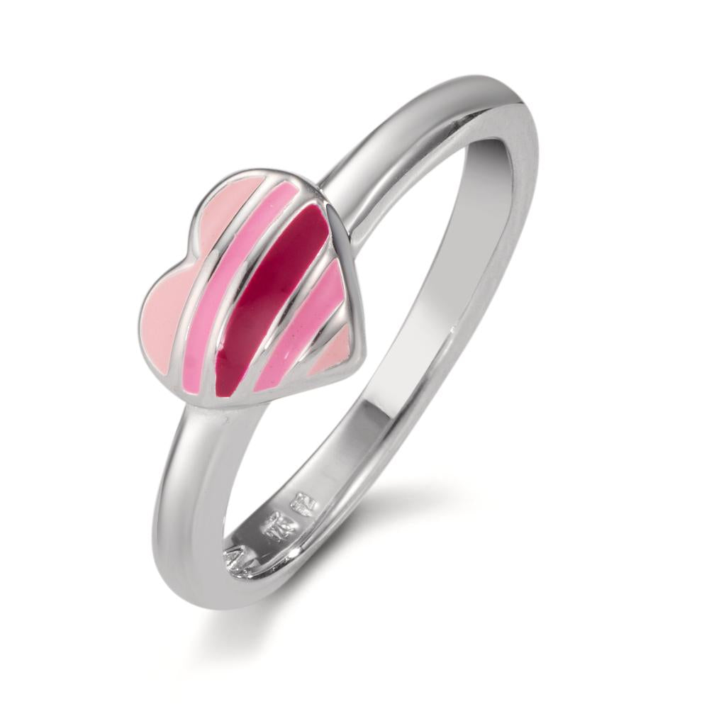 Bague Argent Rhodié Coeur