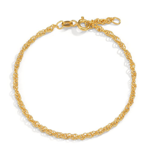 Bracciale Argento giallo dorato 16-18 cm