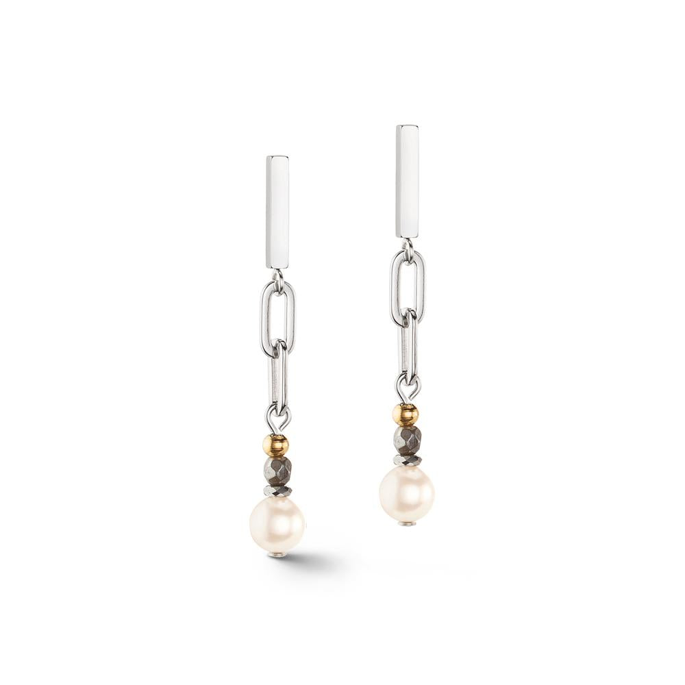 Pendant d'oreilles Acier inoxydable jaune PVD