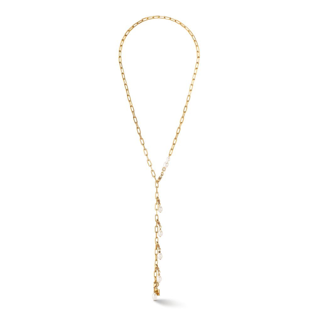 Collier Acier inoxydable jaune PVD 54 cm