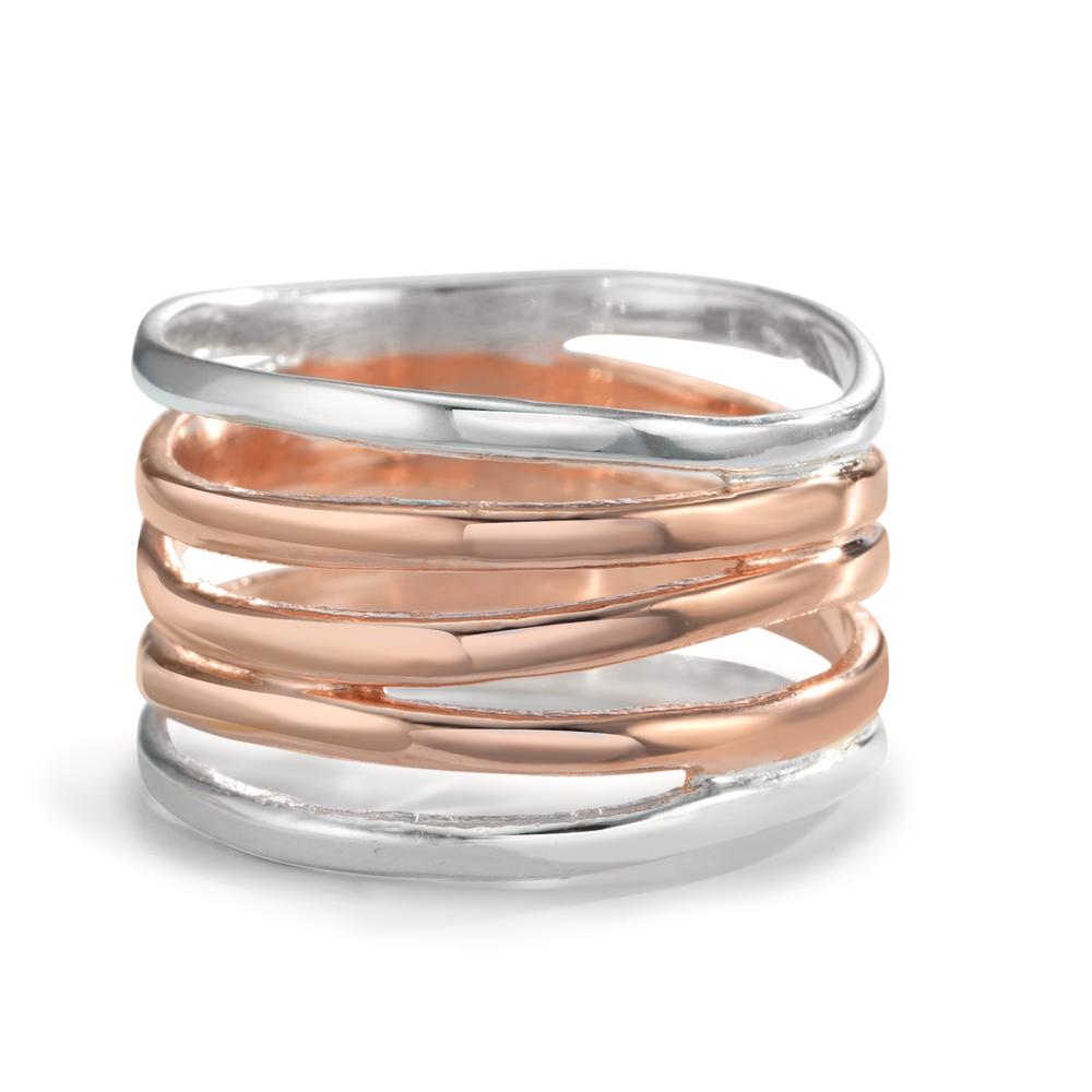 Bague Argent rosé Bicolore