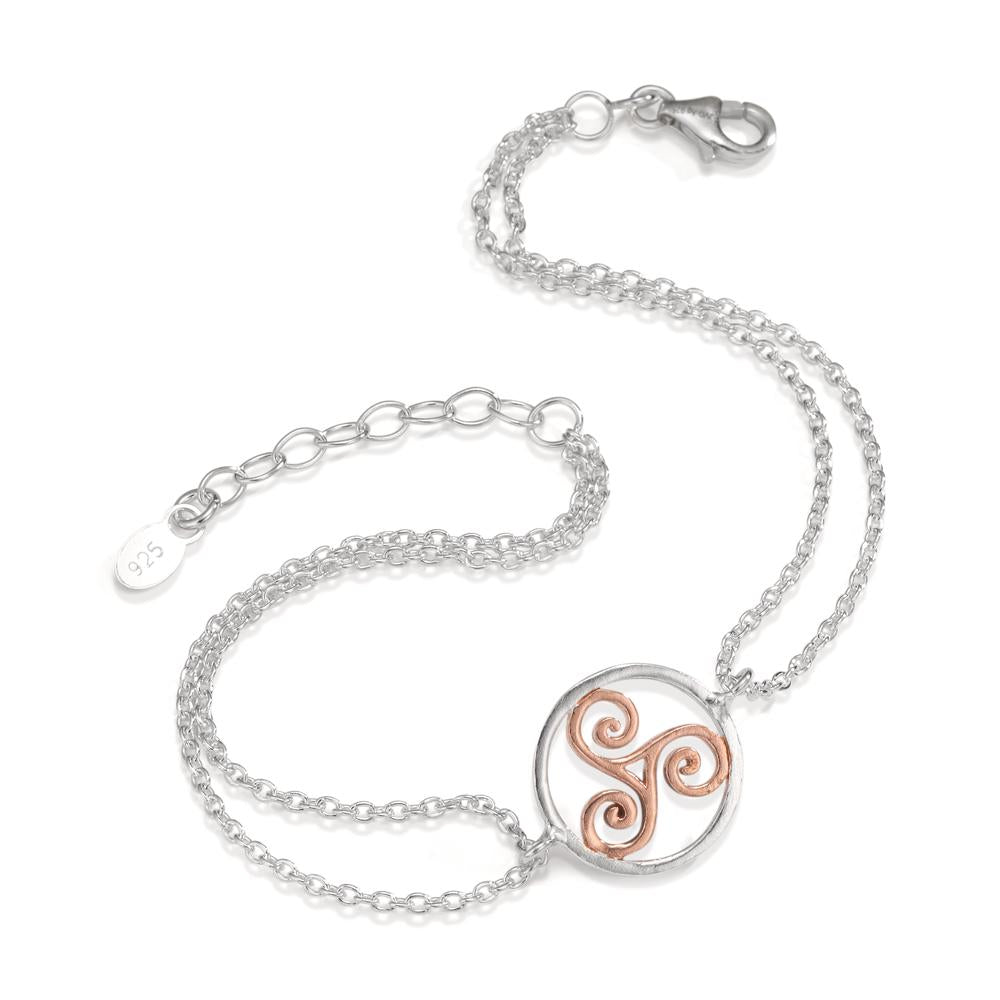 Armband Silber rosé bicolor verstellbar