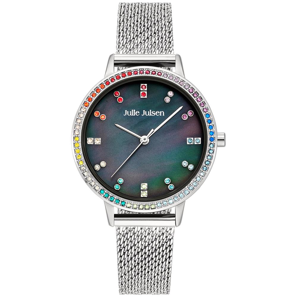 Montre Acier inoxydable Cristal coloré nacre Ø34 mm