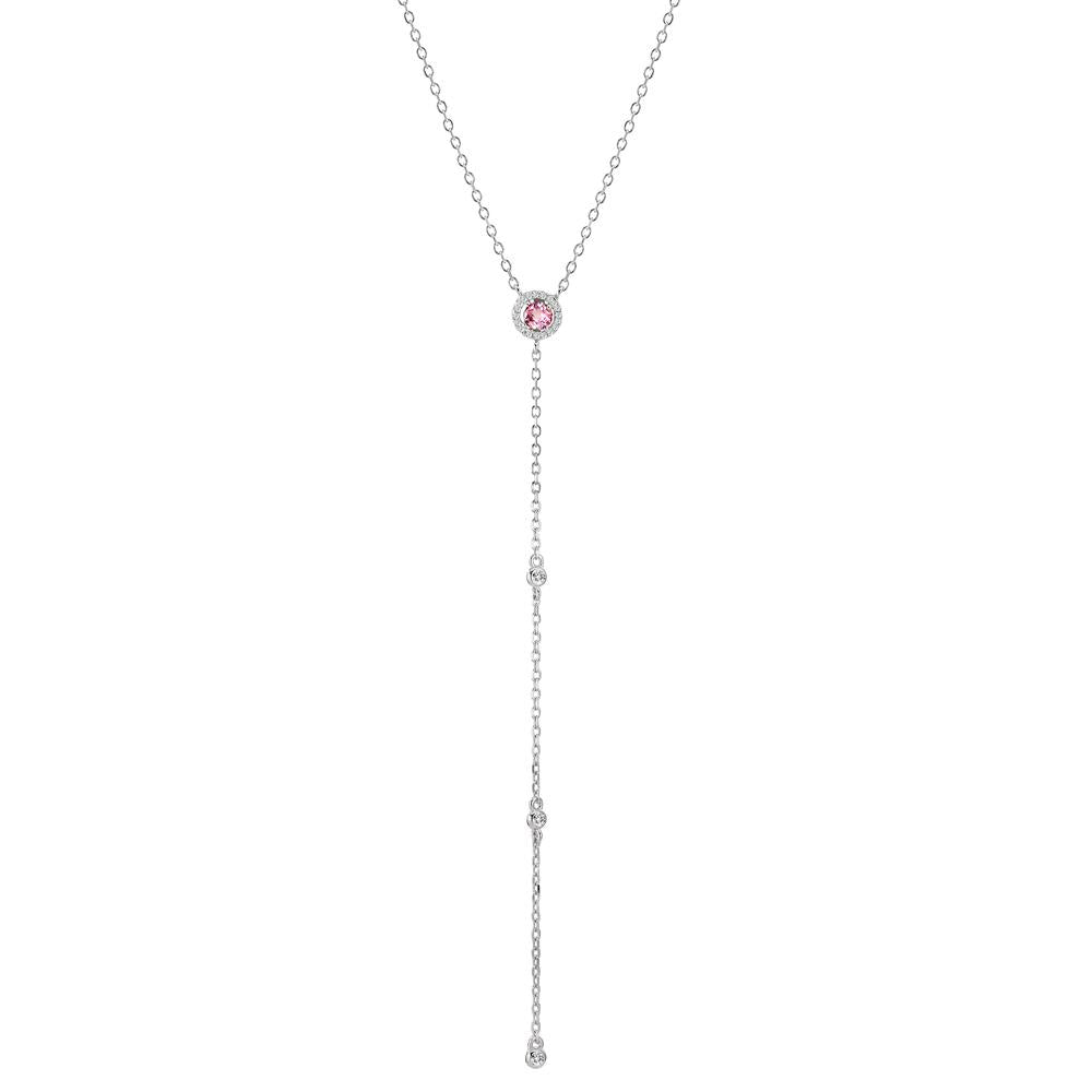 Collier Argent Zircone Rhodié 40-45 cm