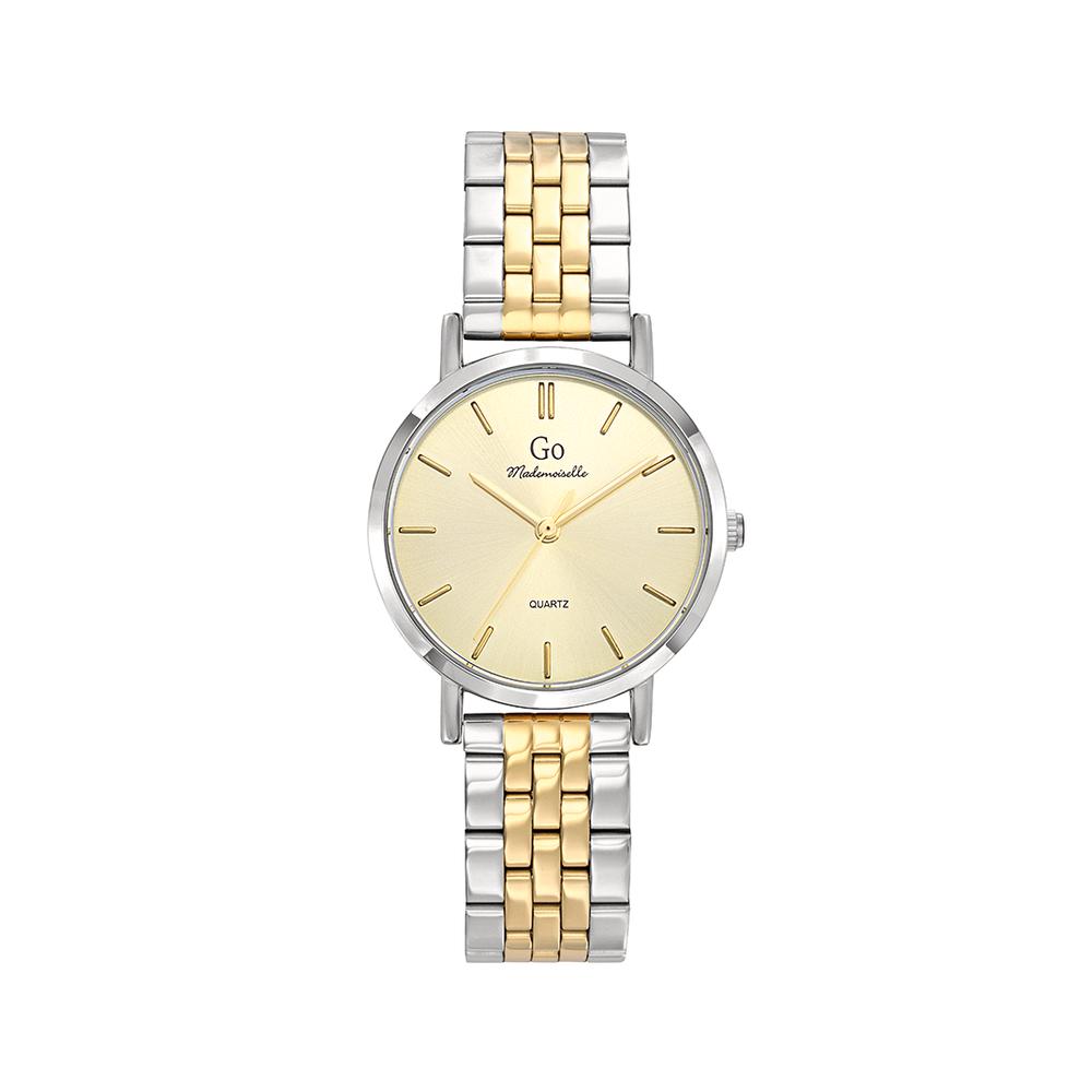 Montre Acier inoxydable, Métal jaune PVD Ø30 mm