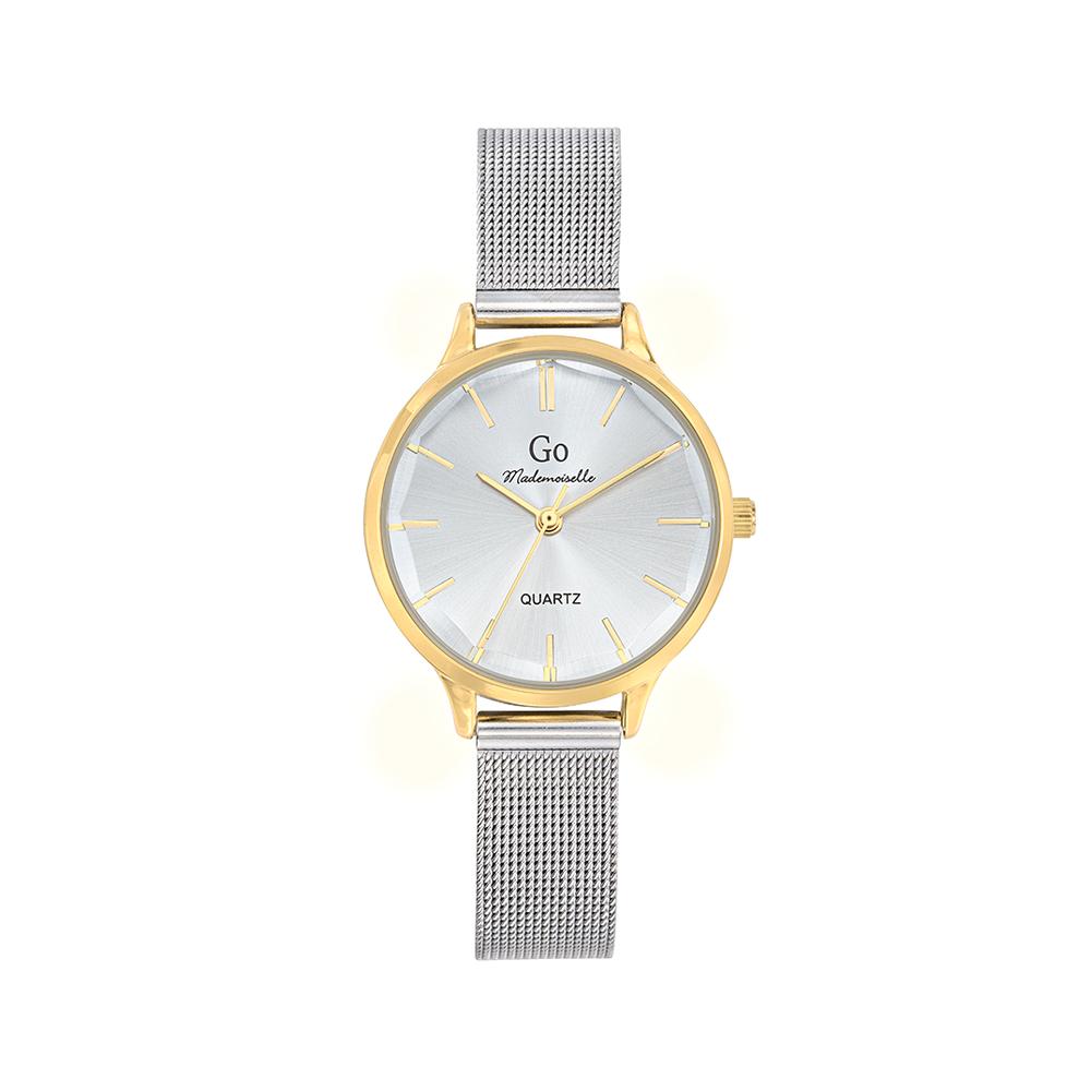 Montre Acier inoxydable, Métal jaune PVD Ø30 mm