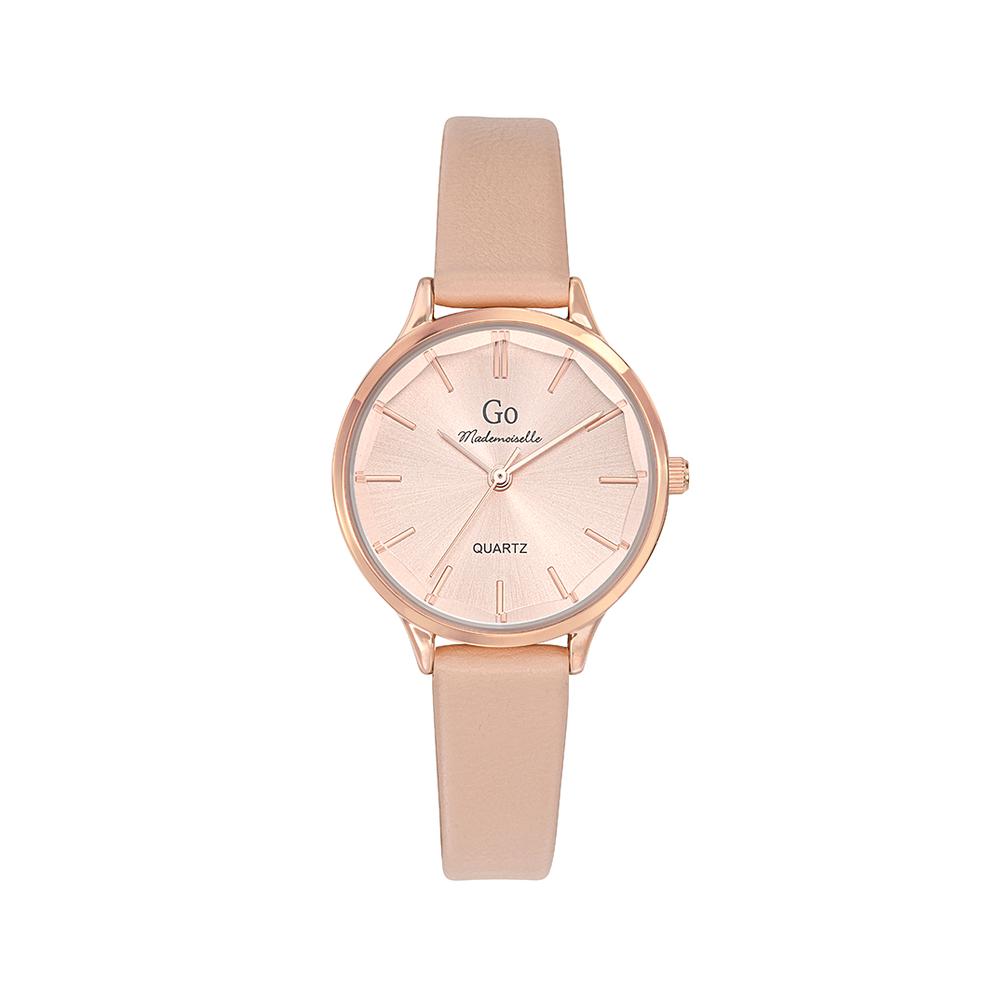 Montre Acier inoxydable, Métal rosé PVD Ø30 mm