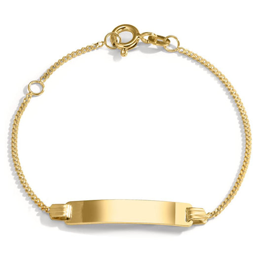 Bracciale con incisione Oro giallo 585/14 kt 12-14 cm