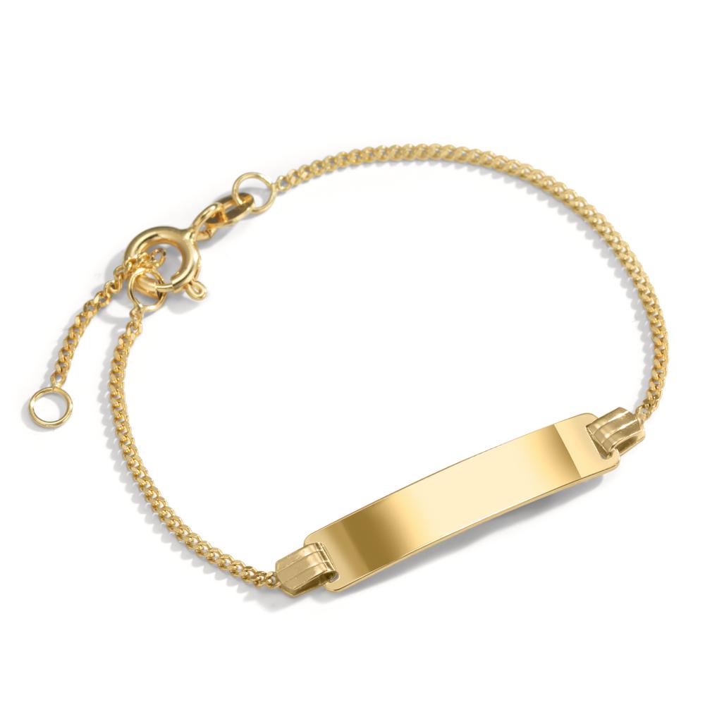 Bracciale con incisione Oro giallo 585/14 kt 12-14 cm