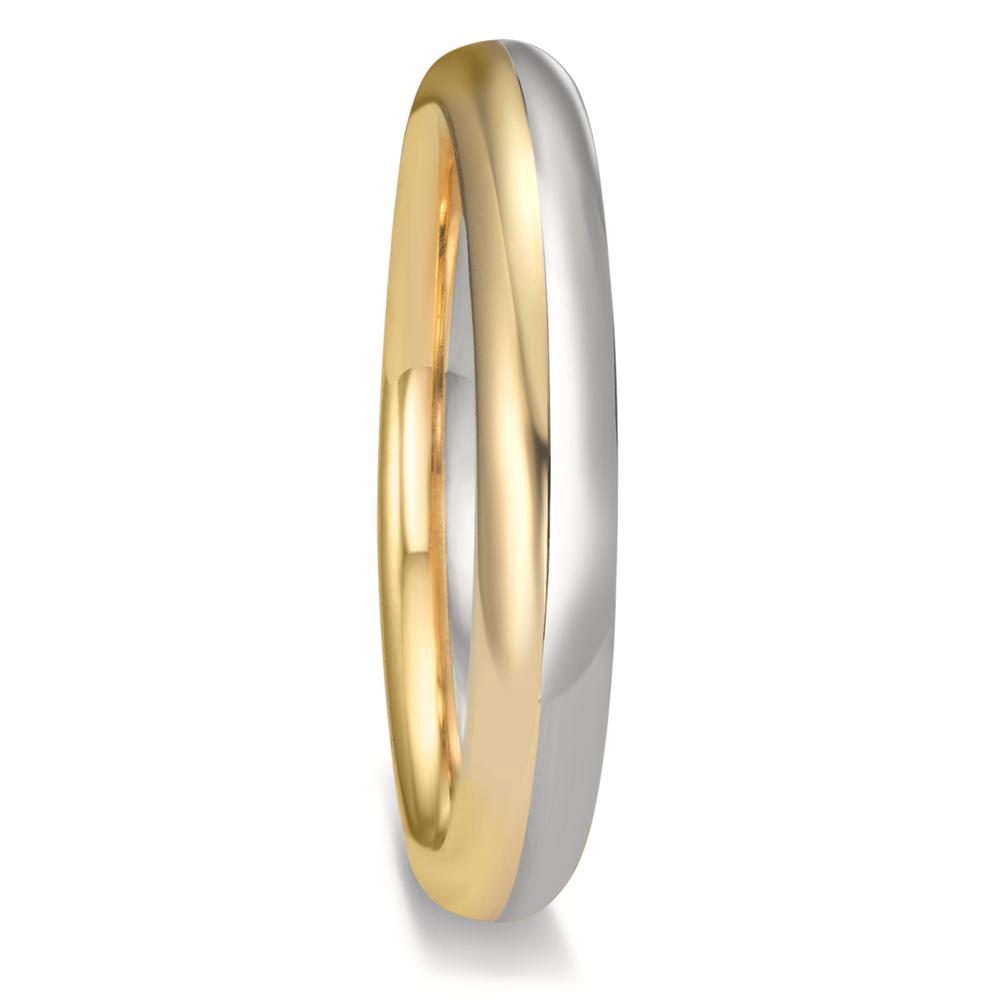 Partnerring 750/18 K Weissgold, 750/18 K Rosegold