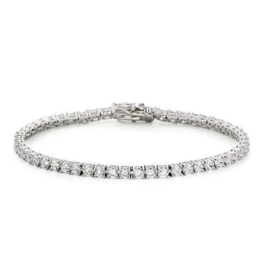 Bracelet Argent Zircone Rhodié 16.5 cm