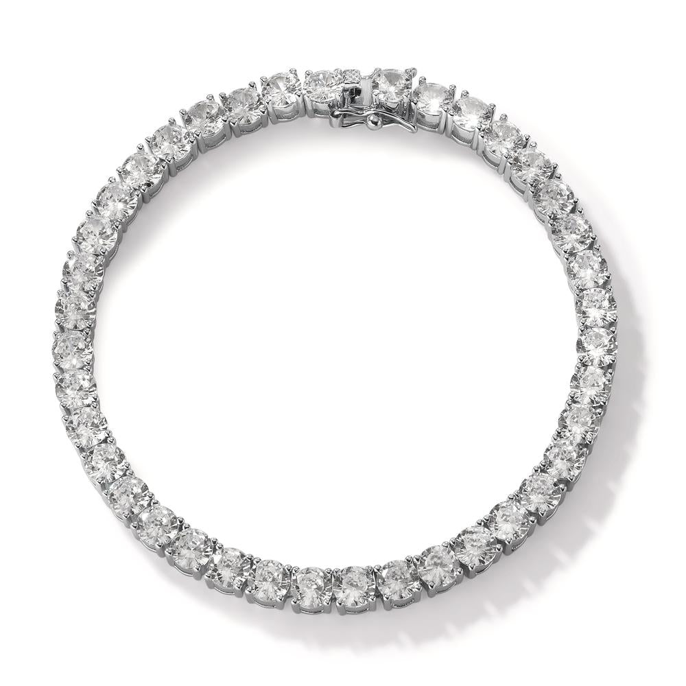 Bracciale Argento Zirconia rodiato 20 cm