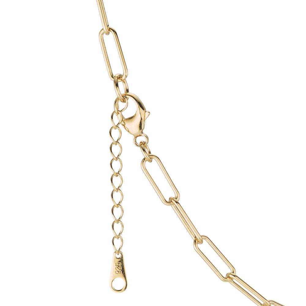 Collana Argento giallo dorato Madreperla 38-41 cm