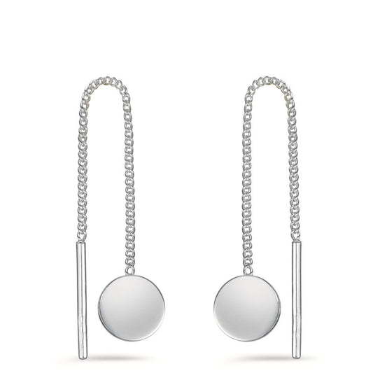 Boucles d'oreilles pendantes Argent Ø6 mm