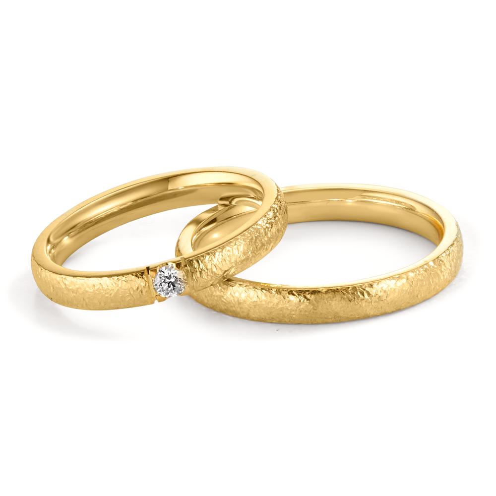 Partnerring 750/18 K Gelbgold