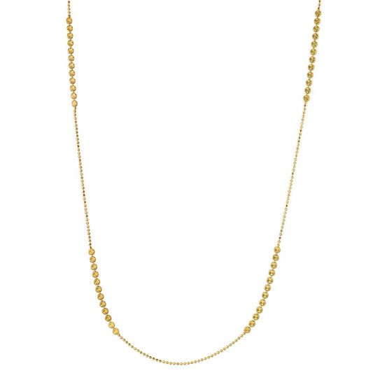 Collana Argento giallo dorato 42 cm