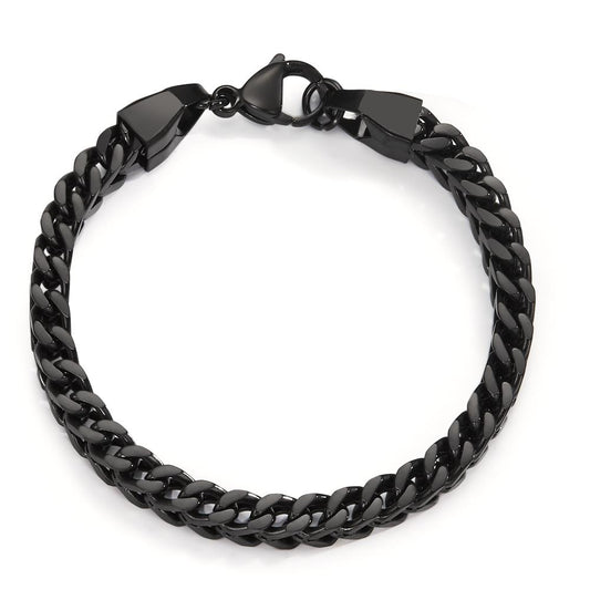 Bracciale Acciaio inossidabile nero rivestimento IP 22 cm