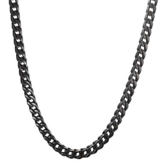 Collier Acier inoxydable noir PVD 50 cm