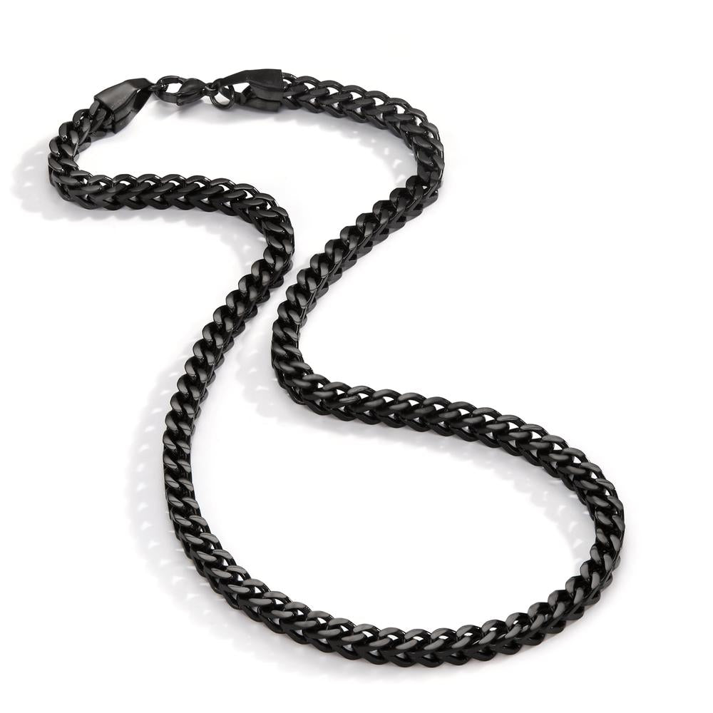 Collier Acier inoxydable noir PVD 50 cm